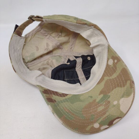 Unbranded Slideback Hat Camouflage OS Adjustable Vented Holes Blank Multicam - Picture 6 of 8